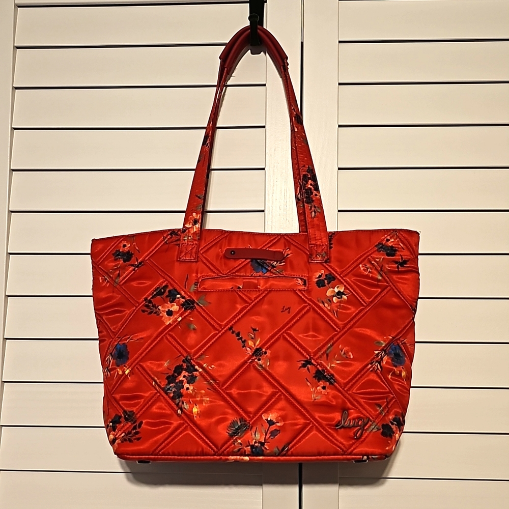 Lug Skyliner tote Bouquet Red